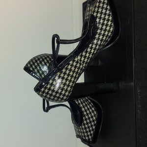 Dollhouse houndstoth shoes
